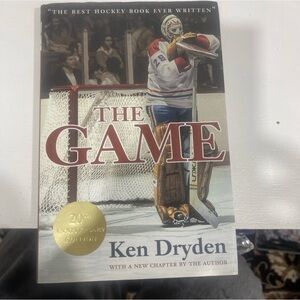 SIGNED KEN DRYDEN AUTOGRAPHED THE GAME HOCKEY BOOK CANADIAN HOF JSA 20th Anniver